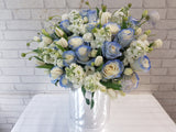 Tulip & Rose Mix Silver Box - BK179