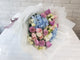 Blue Hydrangeas & Rose Hand Bouquet-BQ837