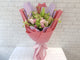 Pink Lily & Rose Hand Bouquet - BQ845