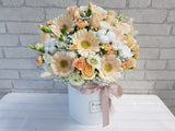 Champagne Rose & Gerberas Flower Box - BK177