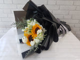 Graduation Sunflower Hand Bouquet - BQ846