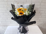 Graduation Sunflower Hand Bouquet - BQ846