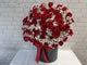 Red Rose & Baby Breath Flower Box - MD541