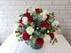 pureseed VS129 + 40 Roses and Eucalyptus Leaves  + vase arrangement