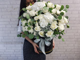 Pure Rose & Hydrangeas Flower Box - BK181