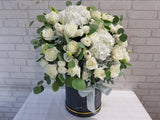 Pure Rose & Hydrangeas Flower Box - BK181