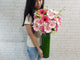 Carnation & Gerbera Tall Vase - VS131