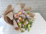 Rose Gerbera Mix Hand Bouquet - BQ855