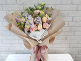 Rose Gerbera Mix Hand Bouquet - BQ855