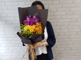 Orchid & Rose Hand Bouquet - BQ851