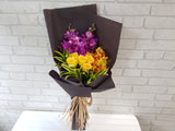 Orchid & Rose Hand Bouquet - BQ851