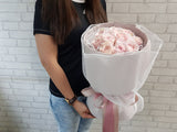 Lovely Pink Rose Hand Bouquet - BQ861