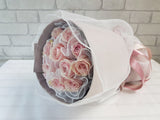 Lovely Pink Rose Hand Bouquet - BQ861