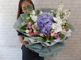 Elegant Lavender Hydrangeas Mix -BK215