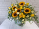 Yellow Rose & Sunflower Flower Basket MD547