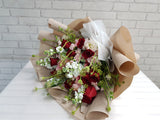 Serene Beauty Rose Hand Bouquet - BQ877