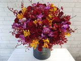 Tropical Orchid & Rose Flower Box - BK228