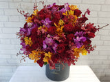 Tropical Orchid & Rose Flower Box - BK228