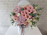 Dainty Gerbera & Rose Flower Box - BK233
