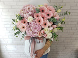 Dainty Gerbera & Rose Flower Box - BK233