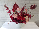 Cappuccino Rose & Orchid Vase - VS143