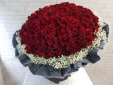 A Sea of Red Rose Bouquet - BK232