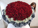 A Sea of Red Rose Bouquet - BK232