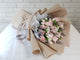 Romance Pink Rose & Carnation Hand Bouquet - BQ878