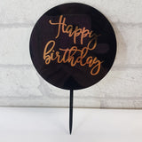 Elegant Birthday Topper - AS102