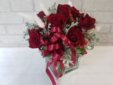 Red Rose Berries  Vase - VS141