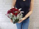 Red Rose Berries  Vase - VS141