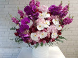 Lavish Phalaenopsis Orchid Hydrangeas Flower Box -BK238