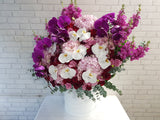 Lavish Phalaenopsis Orchid Hydrangeas Flower Box -BK238