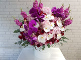 Lavish Phalaenopsis Orchid Hydrangeas Flower Box -BK238