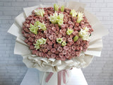 Giant Cappuccino Rose & Lily Mix - BK234