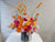 Vivid Orange Rose Flower Box - BK267