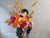 Vivid Orange Rose Flower Box - BK267