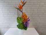 Orchid Bird of paradise Vase - VS144