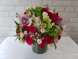 Cymbidium & Rose Mix Vase  - VS145