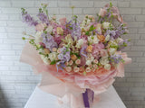 Blush Dreams Tulip & Hydrangeas Mix Bouquet - BK265