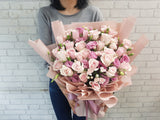 Romantic Pink Rose Bouquet - BK263