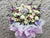 Purple Passion Condolences Flower Stand - SY257