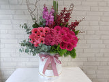 Vibrant Gerberas & Hydrangeas Flower Box - BK274