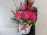 Vibrant Gerberas & Hydrangeas Flower Box - BK274