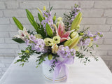 Elegant Lily & Matthiola Flower Box - BK270