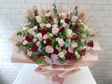 Standing Rose & Carnation Bouquet - BK275