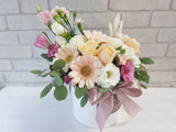 Pastel Gerbera Flower Box - BK103