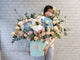 Lavish Rose & Hydrangeas Flower Box - BK256