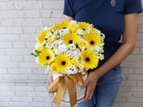 Radiant Gerbera Rose Flower Box - BK268