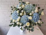 Elegant Hydrangeas Rose Mix Flower Box - BK279
